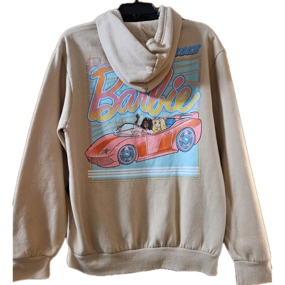 Barbie Beige Fleece Hoodie - Picture 2 of 5